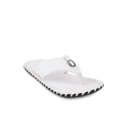 Metro Men's White Thong Sandals-picture-26