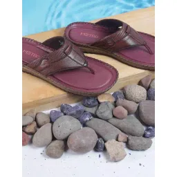 Metro Men's Wine Casual Sandals-picture-21