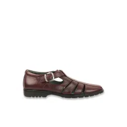 Metro Men's Wine Fisherman Sandals-picture-13