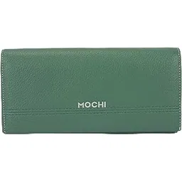 metro Mochi Women Green PU Compact Casual Wallet(95-178)-picture-12