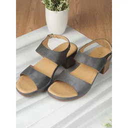metro Mochi Women Open Toe Block Heel Sandals-picture-40