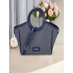 Metro Navy Blue Medium Satchel-image-33