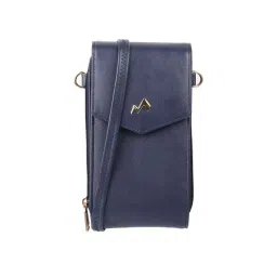 Metro Navy Solid Mobile Pouch-picture-40