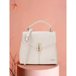 Metro Off White Medium Satchel-picture-39