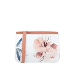 Metro Peach Printed Medium Sling Handbag-picture-10