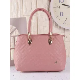 Metro Pink Quilted Medium Handbag-picture-21