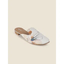 Metro Printed Block Mules with Bows-picture-21