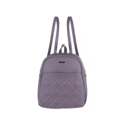 Metro Purple Synthetic Quilted Backpack-picture-15