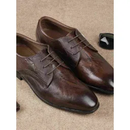 Metro Tan Derby Shoes-picture-20
