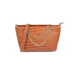 Metro Tan Textured Medium Shoulder Handbag-picture-44