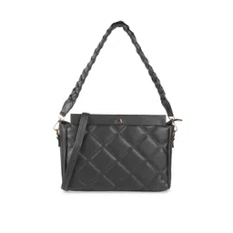 Metro Textured Structured Shoulder Bag With Quilted-picture-24