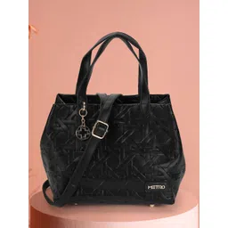 Metro Textured Structured With Quilted Handheld Bag-picture-26