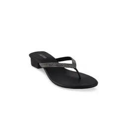 Metro Women Black Embellished Sandals-picture-31
