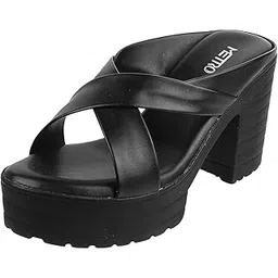 metro Women Black Synthetic Sandals - EU/39 UK/6-41-20-picture-51