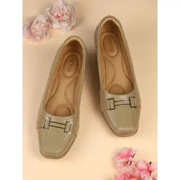 Metro Women Block Heel Pumps With Buckles-picture-30