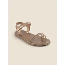 Metro Women Embellished One Toe Flats-picture-21