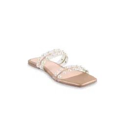 Metro Women Embellished Open Toe Flats-picture-28
