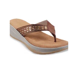 Metro Women Embellished Open Toe Flats-picture-29