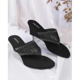 metro Women Embellished Regular Fit Wedges-picture-11