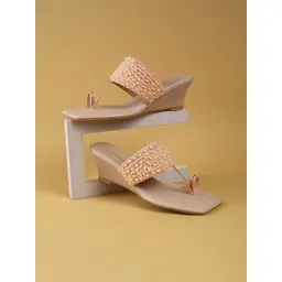 Metro Women Embellished Wedge Heel Sandals-picture-40