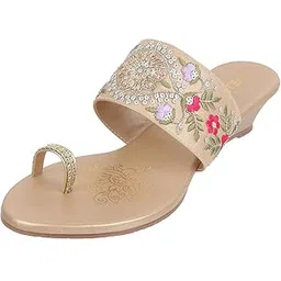 metro Women Ethnic Wedge Heel Sandal-picture-49