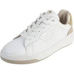 metro Women Faux Leather Fashion Sneaker Shoes-picture-31