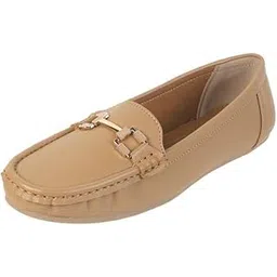 metro Women Faux Leather Loafer Shoes-picture-28
