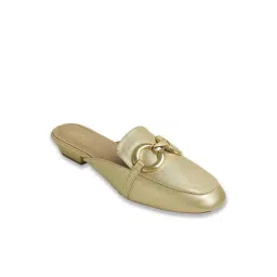 Metro Women Gold Mules-picture-12