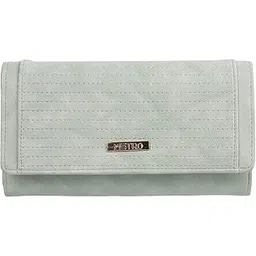 metro Women Green Bifold Clutch (95-7656)-picture-13