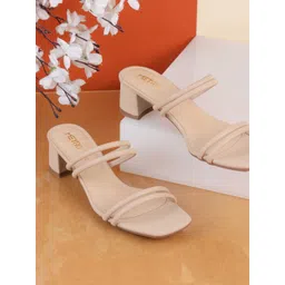 Metro Women Open Toe Block Heel Sandals-picture-29