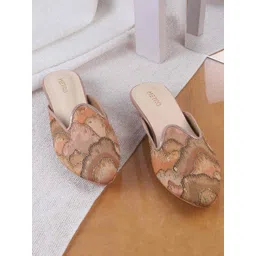 Metro Women Printed Mules-picture-11