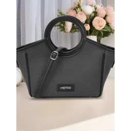 Metro Women Solid Half Moon Handbag-picture-21