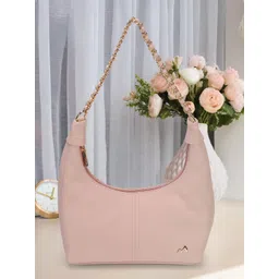 Metro Women Solid Half Moon Shoulder Bag-picture-13