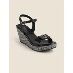 Metro Women Solid Wedge Heel Sandals-picture-29