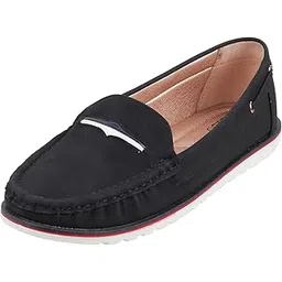 metro Women Suede Leather Loafer-picture-18