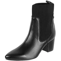 metro Women Synthetic Ankle-Length Chelsea Block Heel Boots-picture-11