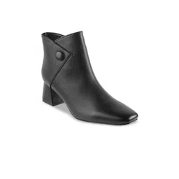 Metro Women Synthetic Block-Heeled Regular Boots-picture-23
