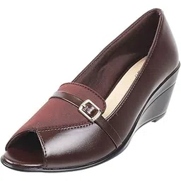 metro Women Synthetic Leather Peeptoes-picture-55