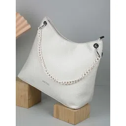 Metro Women Textured Half Moon Shoulder Bag-picture-14