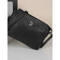 Metro Women Textured Swagger Sling Bag-picture-10
