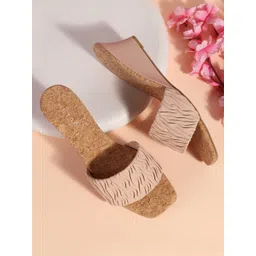 Metro Women Textured Wedge Sandals-picture-47