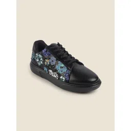 Metro Women Woven Design Lace-Ups Round Toe Driving Shoes-picture-34