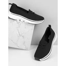Metro Women Woven Design Suede Sneakers-picture-20