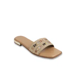 Metro Women's Antique Gold Casual Sandals-picture-10