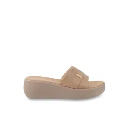 Metro Women's Beige Casual Wedges-picture-34