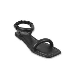 Metro Women's Black Ankle Strap Sandals-picture-36