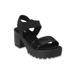 Metro Women's Black Ankle Strap Sandals-picture-21