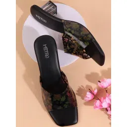 Metro Women's Black Casual Sandals-picture-32