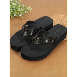 Metro Women's Black Casual Sandals-picture-47