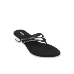 Metro Women's Black Thong Sandals-picture-42